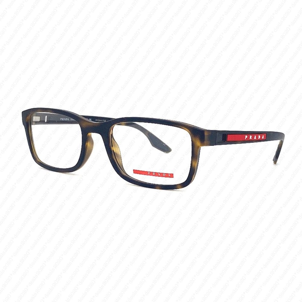 Prada Linea Rossa Sport PS 09OV 581101 53mm Havana Eyeglasses - Picture 3 of 11